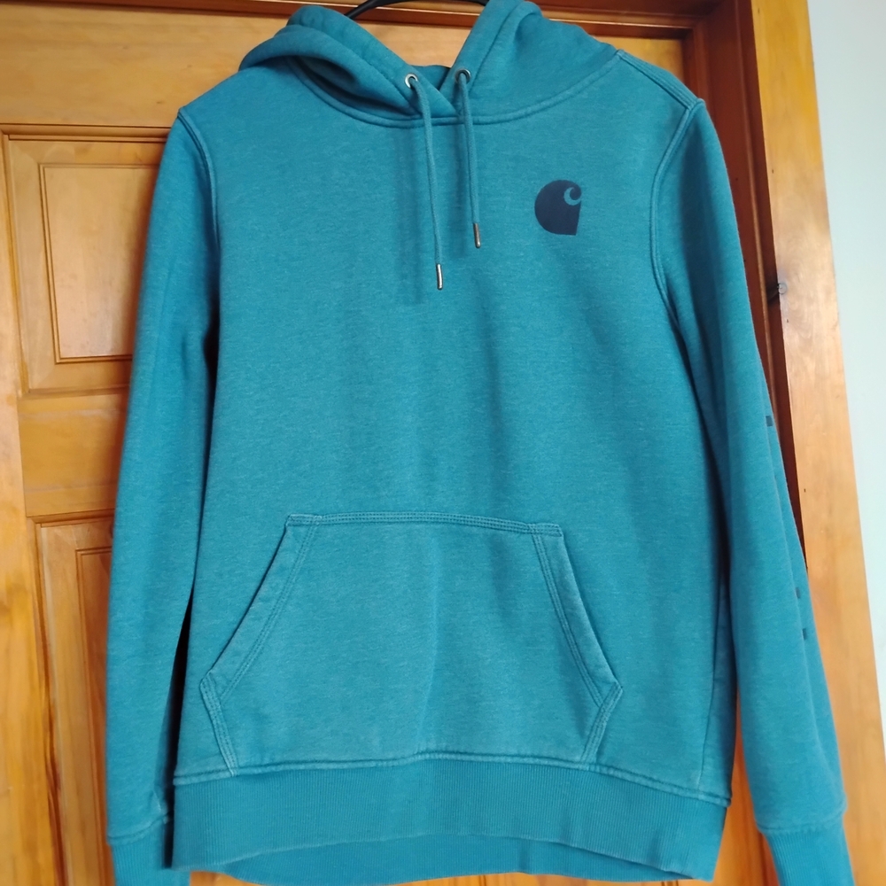 Carhartt Women's Teal Hoodie